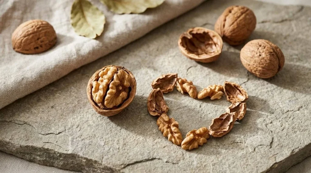 Noix favorisant la santé du cœur et du cerveau grâce à leurs nutriments essentiels