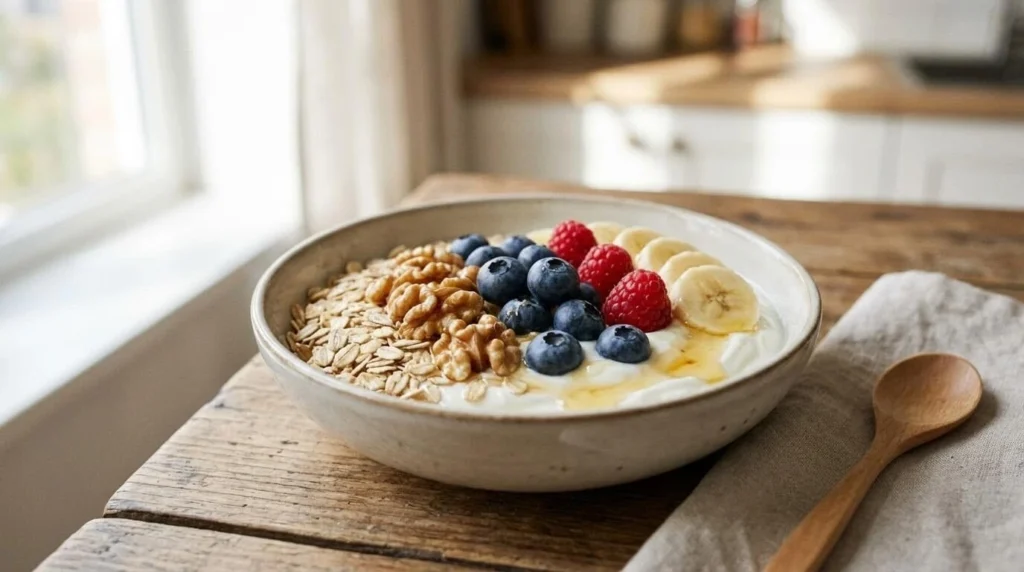 Noix intégrées au petit-déjeuner pour soutenir la santé cérébrale et le bien-être général