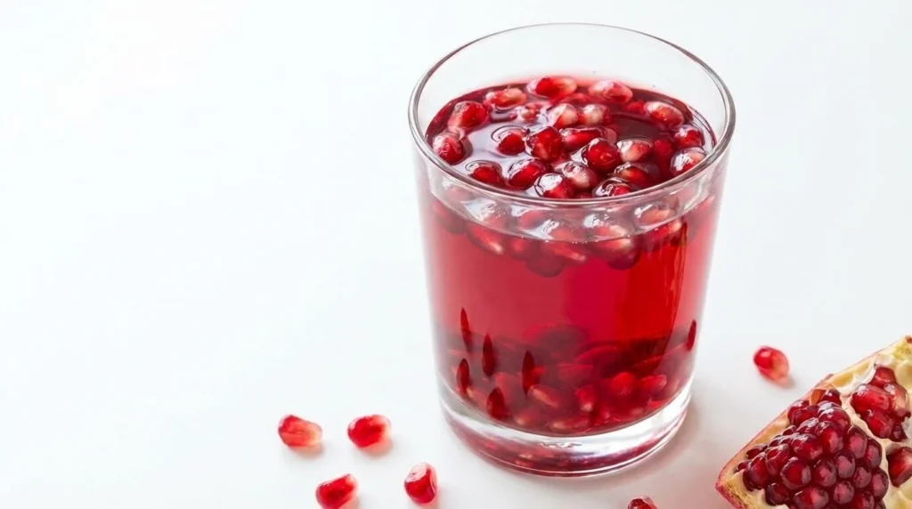 Jus de grenade riche en antioxydants aidant à réduire la pression artérielle et l’inflammation vasculaire