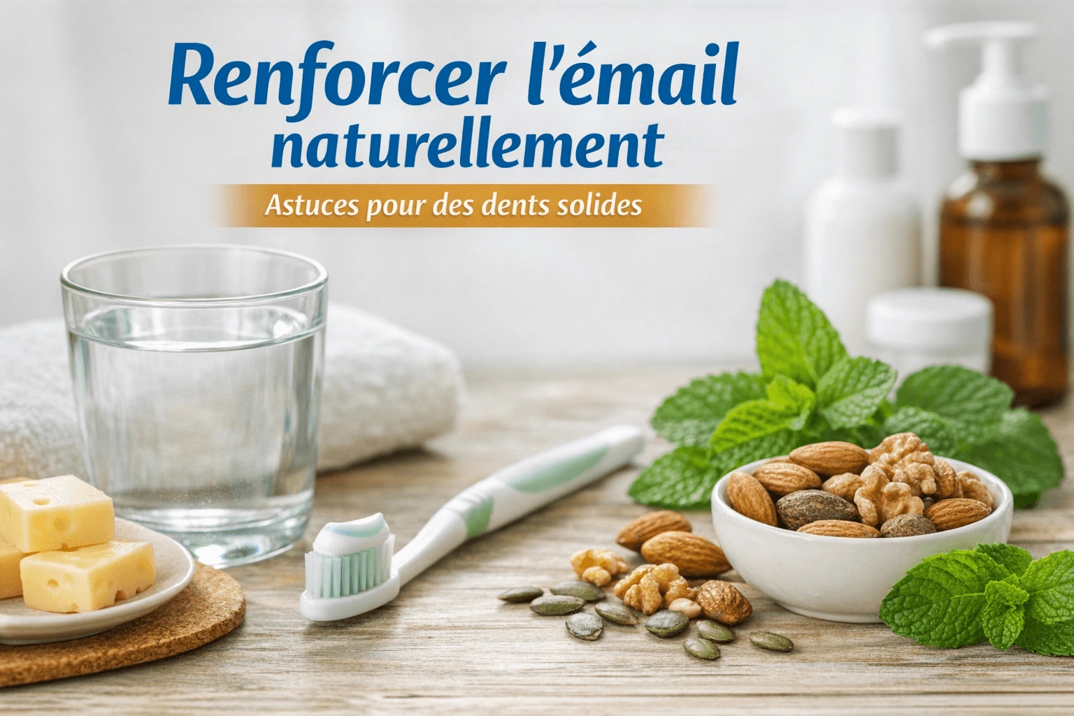 Moyens naturels pour renforcer l’émail dentaire sans traitements coûteux