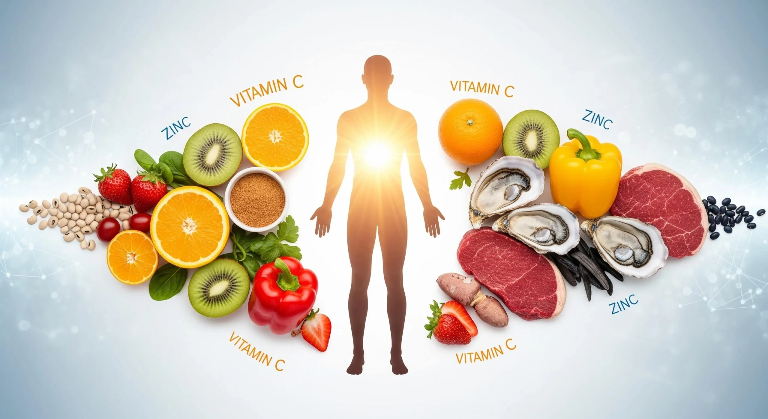 Vitamine C et Zinc : des alliés essentiels pour l’immunité et la santé globale