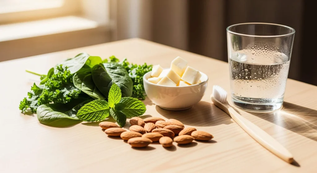 Aliments riches en calcium et minéraux pour renforcer l’émail des dents naturellement